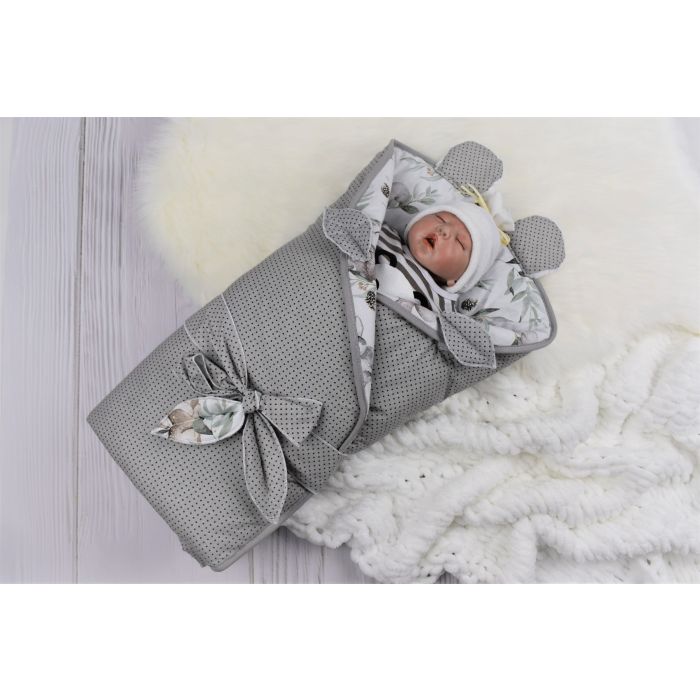 Konverts - paklājs  jaundzimušajiem 2in1 "Deer" diametrs 88 cm