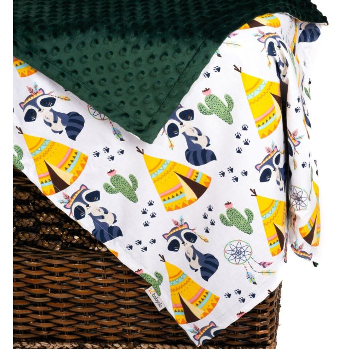 Bērnu pleds 100x75cm "Indiana" zaļš 