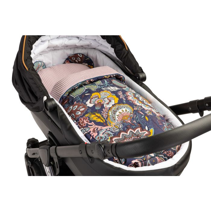 Komplekts "Flowers" pleds 56x76 cm un spilvens 30x35 cm 