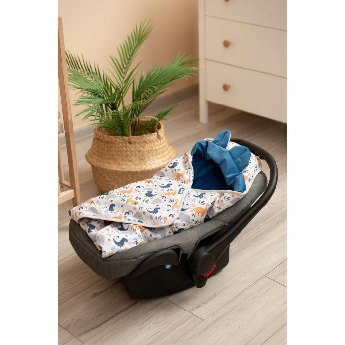 Autosēdeklīša guļammaiss "Dino" 90x90 cm