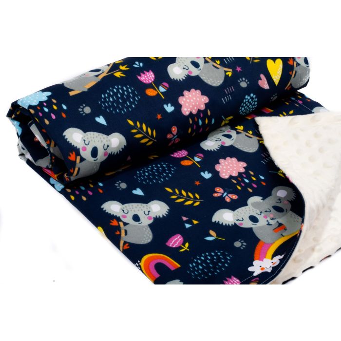 Bērnu pleds 100x75cm "Koala in Love"  bēšs