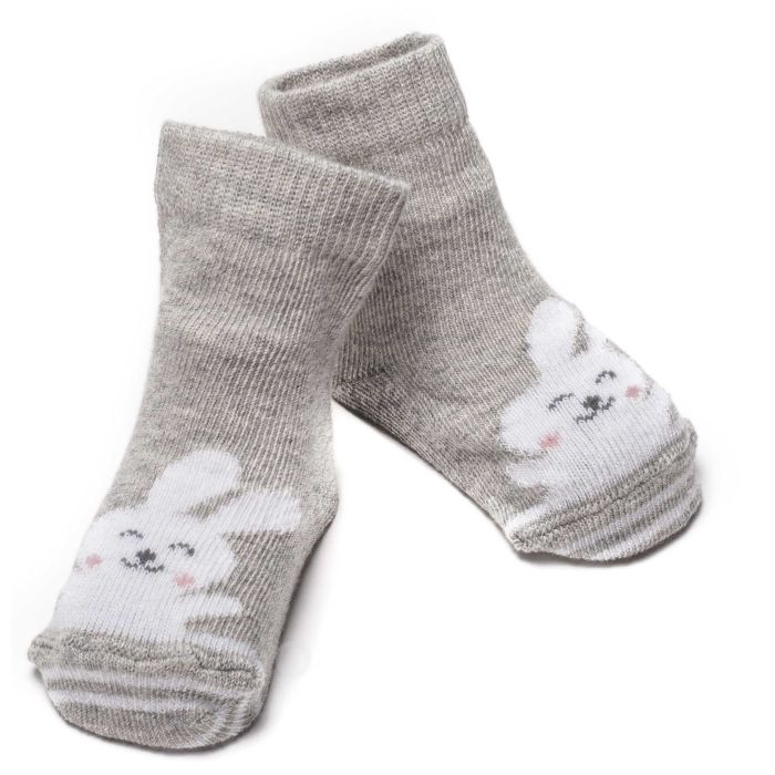 Kokvilnas zeķītes mazuļiem "Bunny"