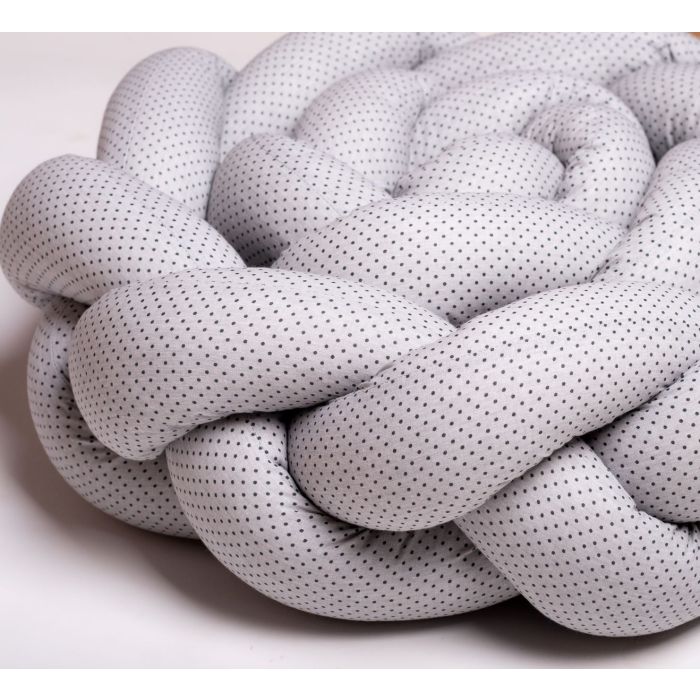Bērnu Gultas Apmales 210 cm "Dots grey"