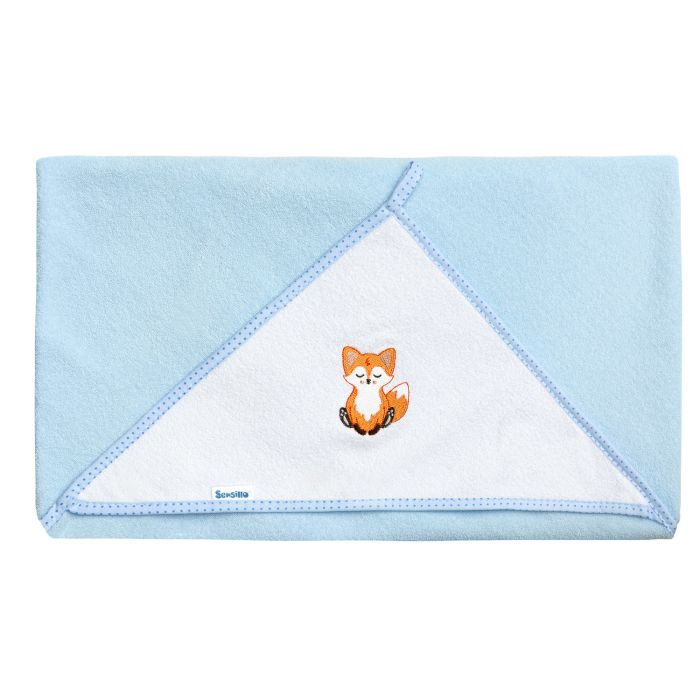 Dvielis ar kapuci "Red fox" 100x100cm 