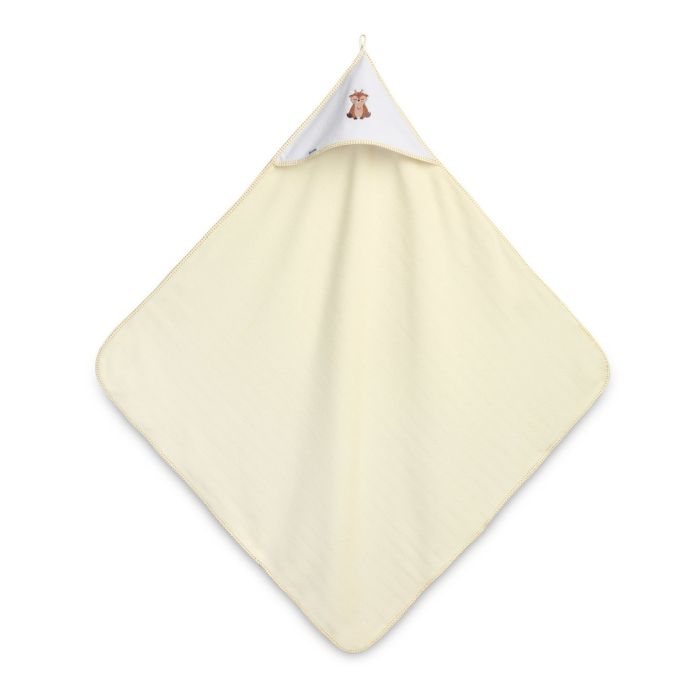 Dvielis ar kapuci  "Deer" 100x100cm 