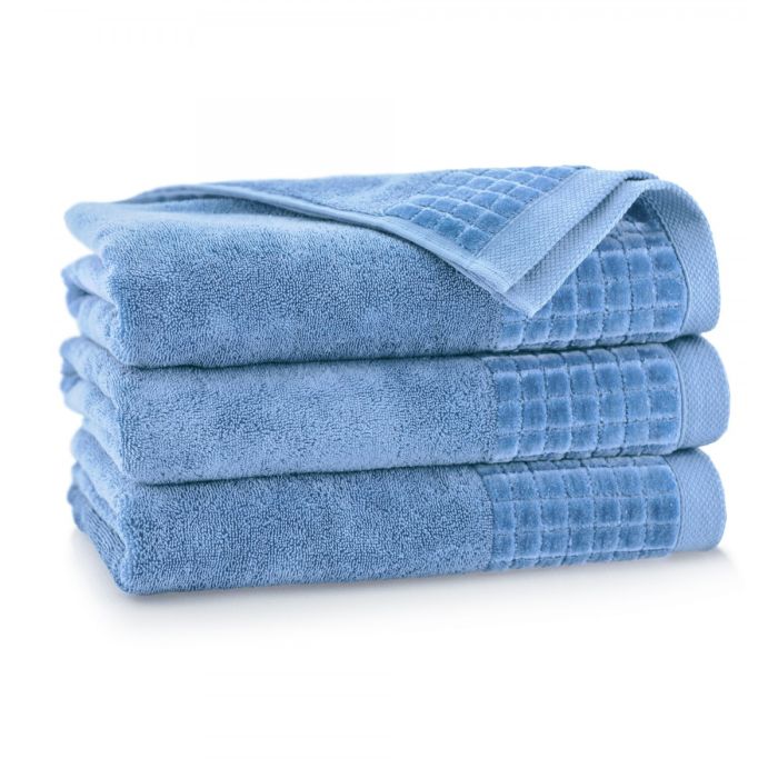 Dvielis (Ēģiptes kokvilnas) "Ischia" 140x70cm zils