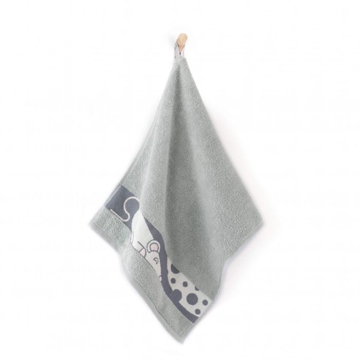 Dvielis  (Ēģiptes kokvilnas) "Mouse grey" 