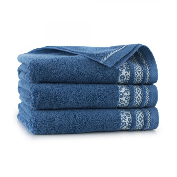 Rätik (Egiptuse puuvill) "Palermo" 70x140 cm sinine