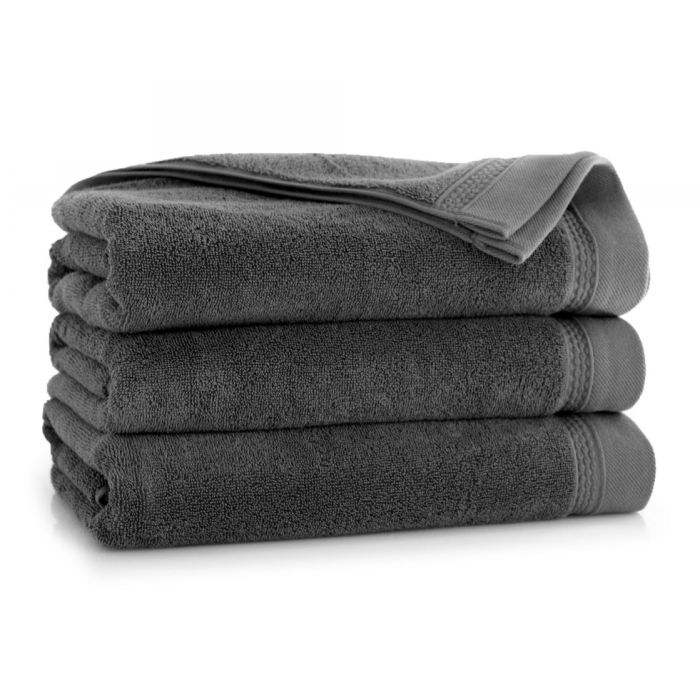 Dvielis (Ēģiptes kokvilnas) "Roma" 140x70cm Pelēks