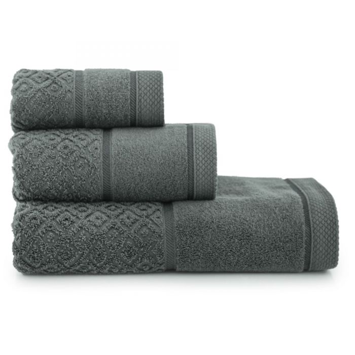 Dvielis (Ēģiptes kokvilnas) "Style" pelēks