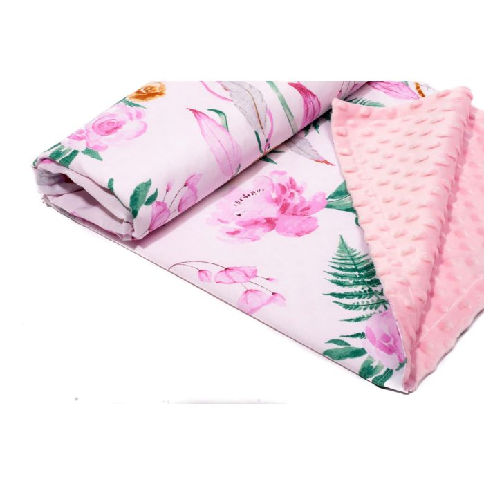 Bērnu pleds 100x75cm "Magnolia" rozā