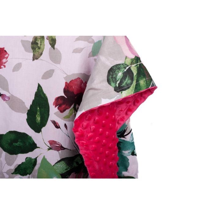 Bērnu pleds 100x75cm "Floral" rozā