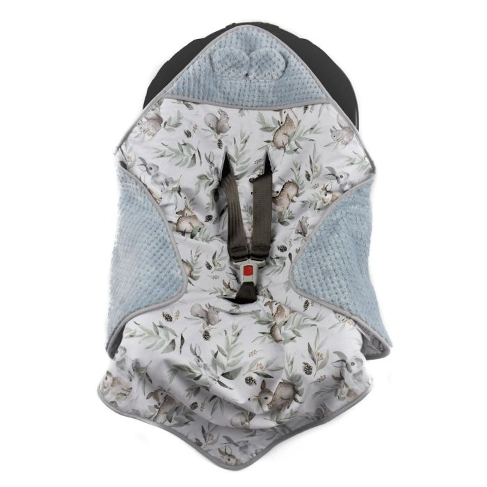  Sedziņa / konverts autokrēsliņām  "Deer" 80x80 cm