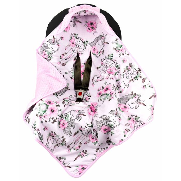 Autokrēsliņa guļammaiss "Unicorns" 80x80 cm