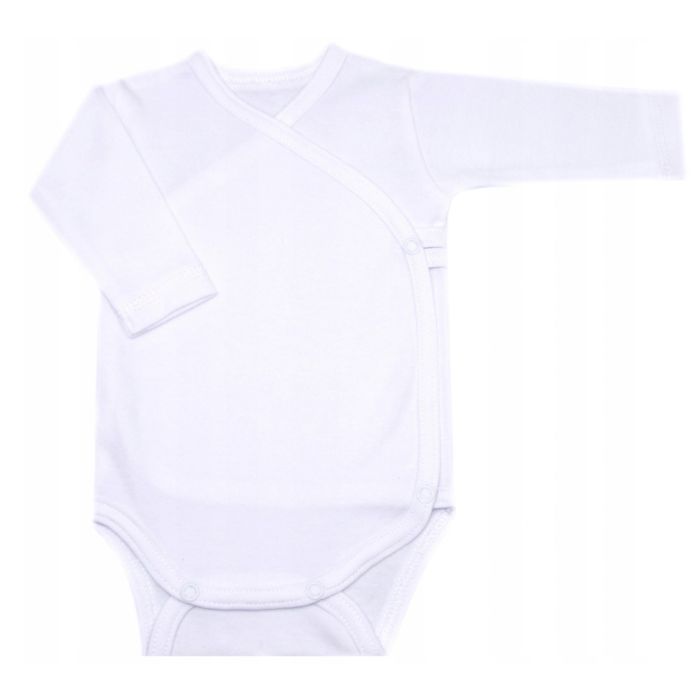 Bodijs ar garām piedurknēm "White" 