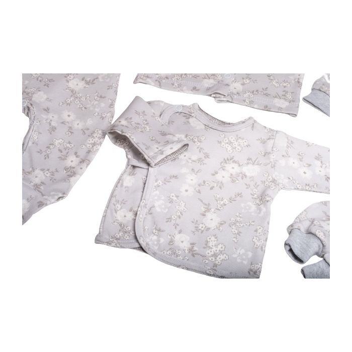 Bērnu komplektiņš no 5 daļam "Gentle story" pelēks 