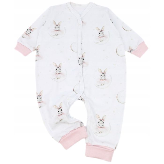 Zīdaiņu rāpulītis ar piedurknēm  "Bunny" 