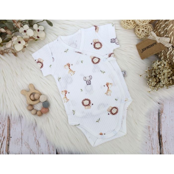 Bērnu bodijs ar īsām piedurknēm "Kos" zoo