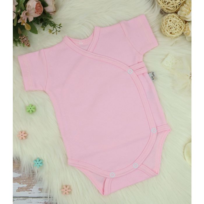 Bodijs ar īsām piedurknēm "One" BABY PINK