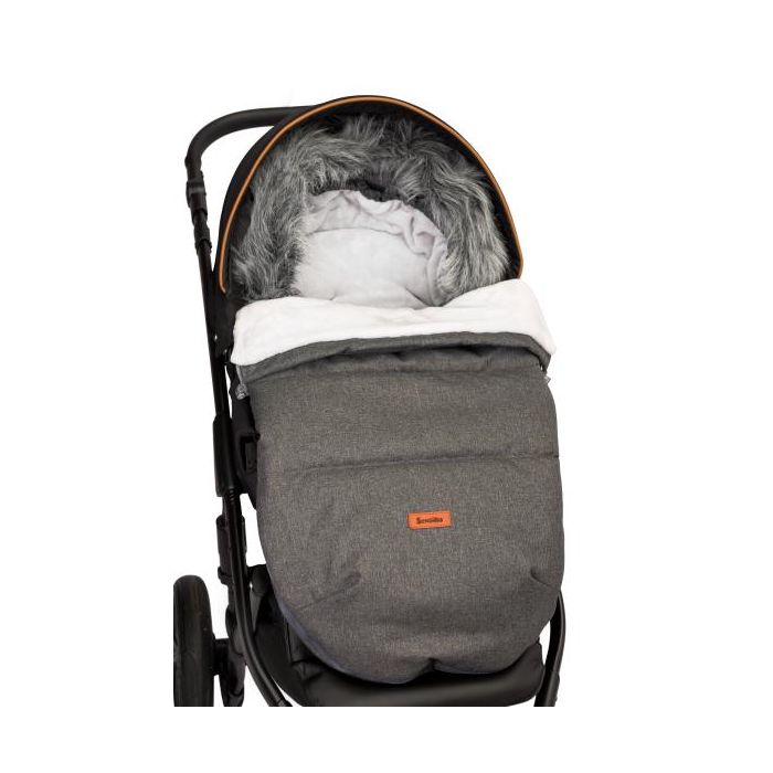 Bērnu ratiņu guļammaiss "Indiana graphite" 