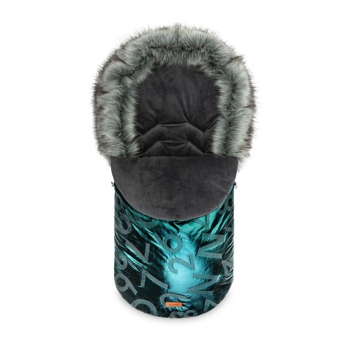 Guļammaiss bērnu ratiem "Aspen glamour" zaļš