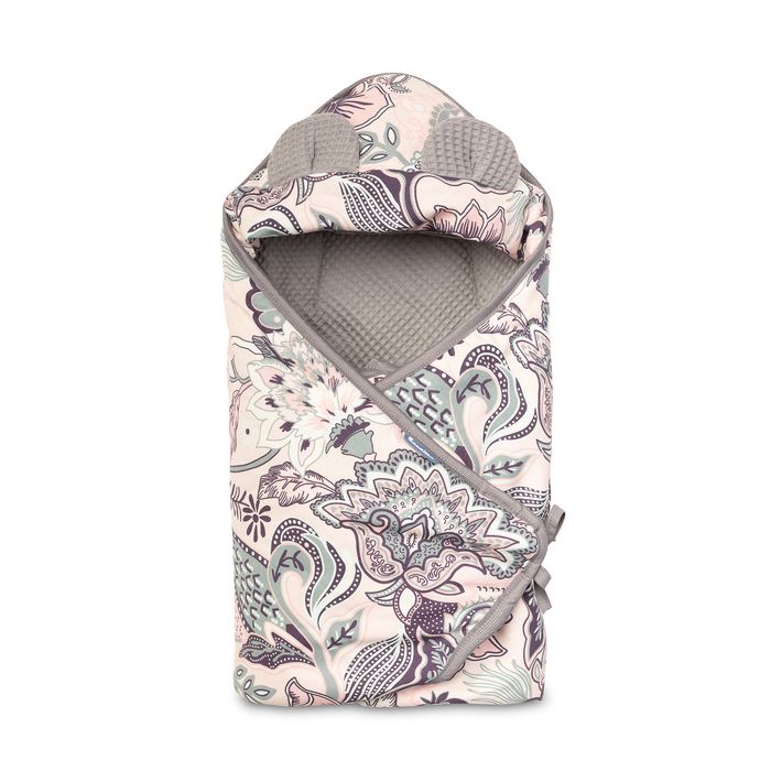 Autosēdeklīša guļammaiss "Pale flowers" 90x90 cm 