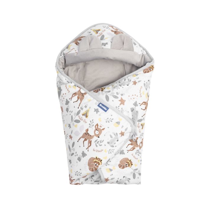 Autosēdeklīša guļammaiss "Forest life" 90x90 cm 