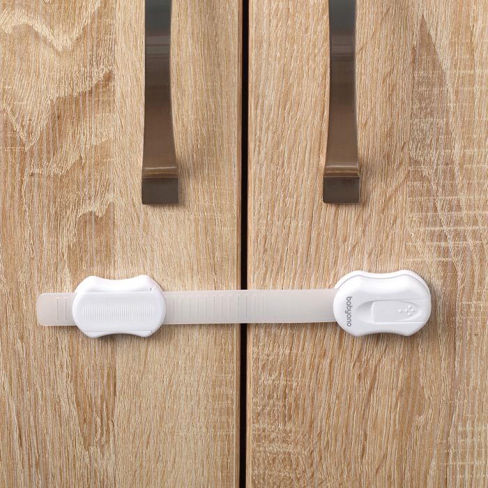 Universāla aizsardzība Babyono atvilktnēm un ledusskapim 4 gab balts