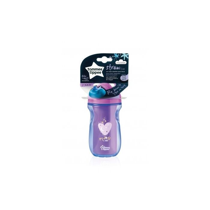 TOMMEE TIPPEE thermos krūzīte 12m+ Straw Cup 260 ml
