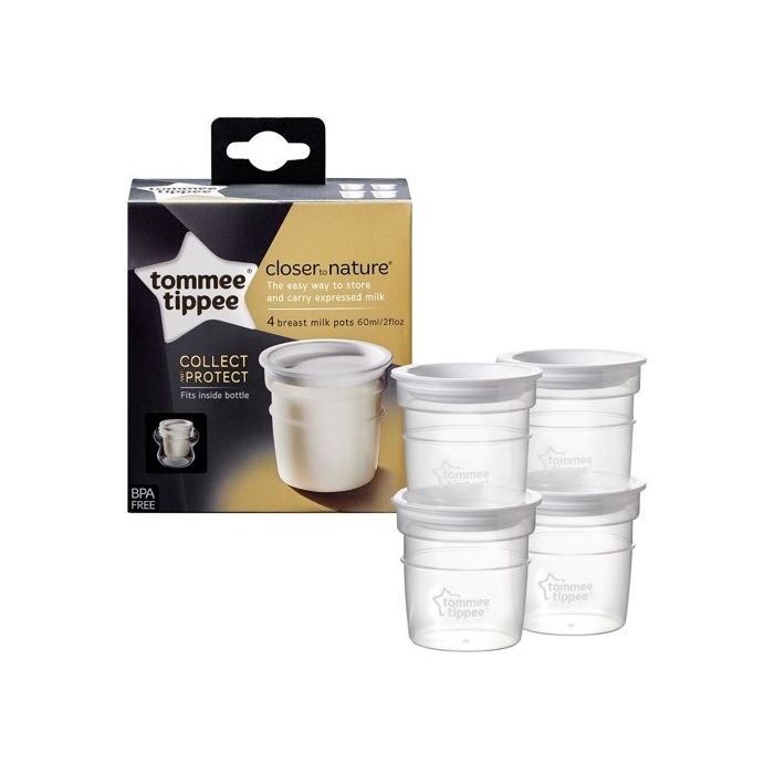Tommee Tippee piimasäilitusanumad 60 ml 4 tk