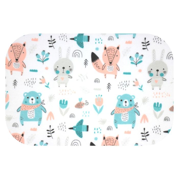 Flaneļa autiņš ūdens necaurlaidīgi Maxi 45x115cm  "Forest mint"