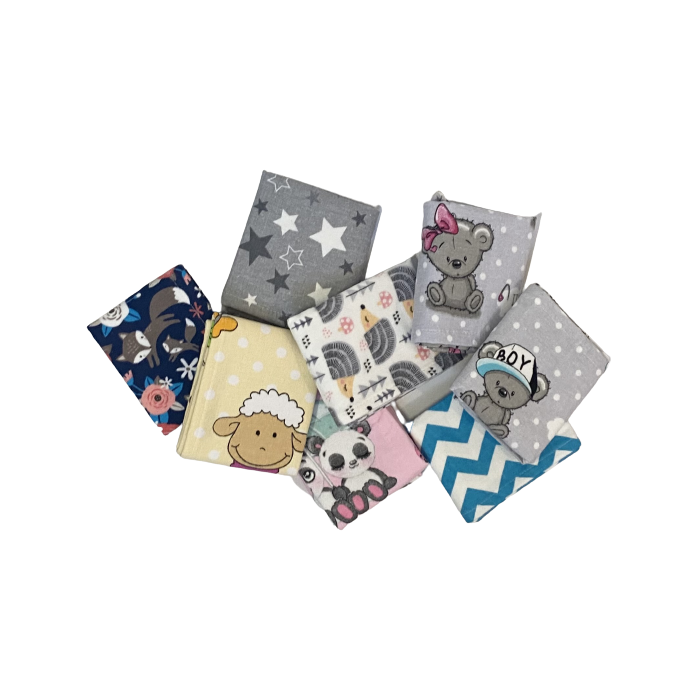 Flaneļa autiņš ūdens necaurlaidīgi 45x55cm (izvēlēties zīmējumu)