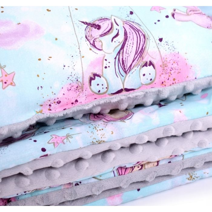 Komplekts ratiņiem "Ponny" sega 60x75cm un spilvens 35x25cm