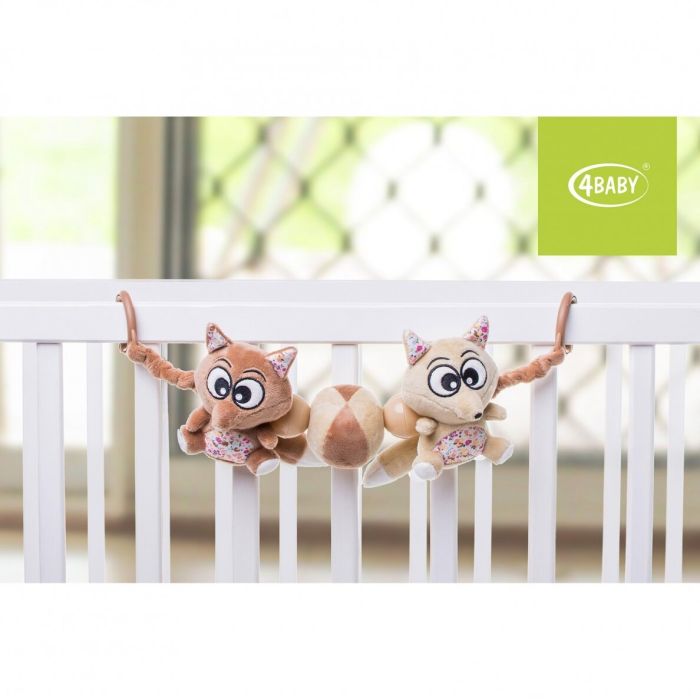 Rotaļlieta ratiņiem/krēsiņam "Fox"