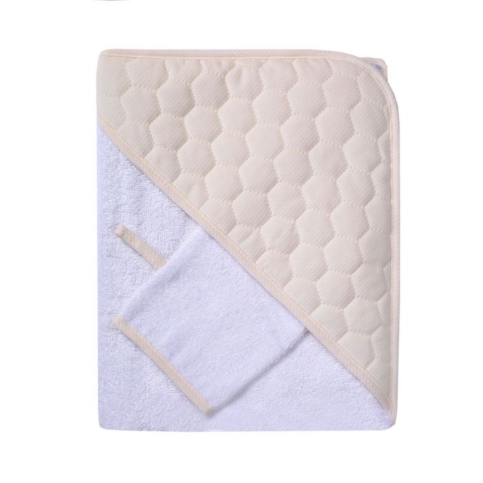 Bērnu dvielis ar mazgāšanai "Bubbles" 100X100cm 