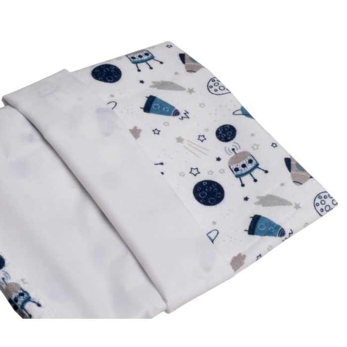 Flaneļa autiņš ūdens necaurlaidīgi 45x55cm  "COSMOS"