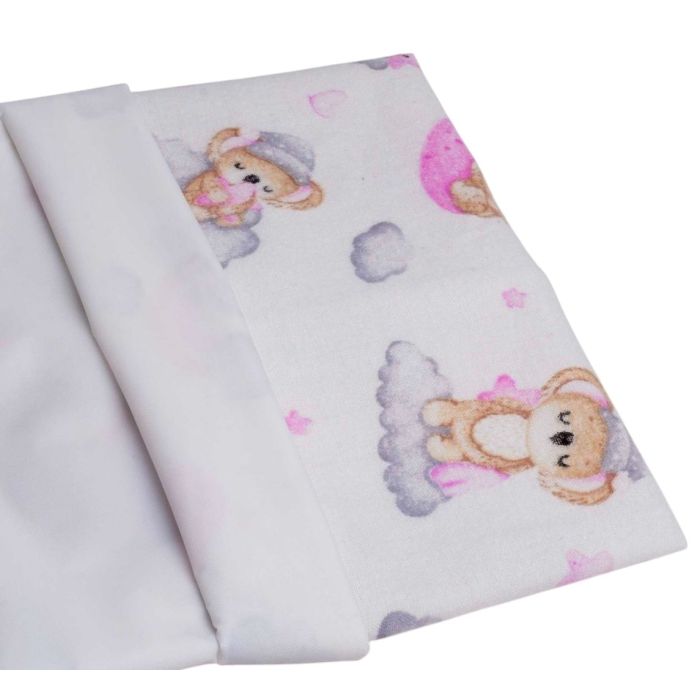 Flaneļa autiņš ūdens necaurlaidīgi 45x55cm "Koala pink"
