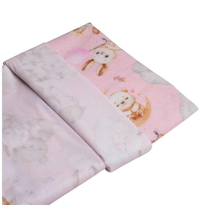 Flaneļa autiņš ūdens necaurlaidīgi Maxi 45x115cm  "Baby Deer"