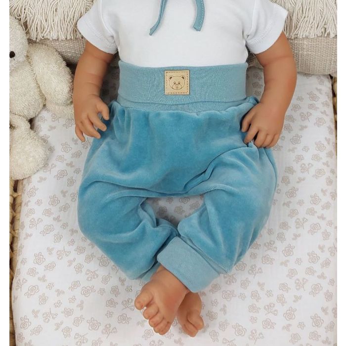 Bērnu bikses velura "Bear Iceberg"