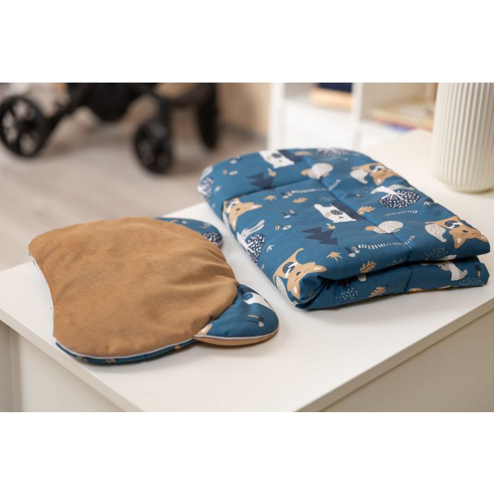 Komplekts "Carmel bear" pleds 56x76 cm un spilvens 36x28 cm