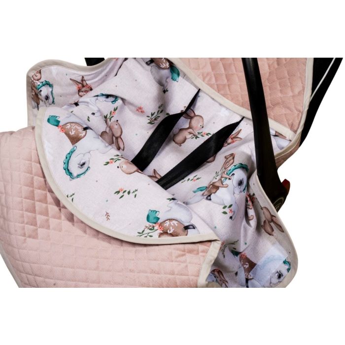 Autokrēsliņa guļammaiss  "In love with unicorns"