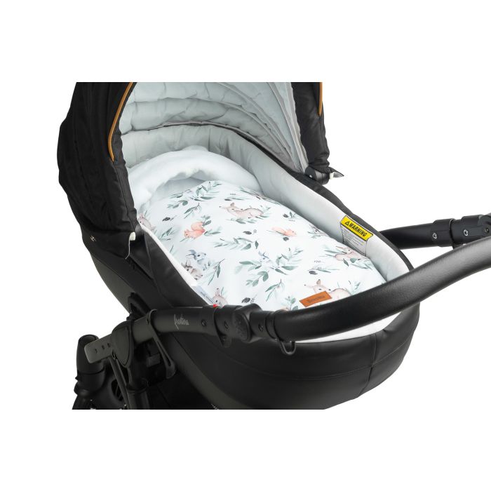 Guļammaiss autokrēsliņam, ratiem "Vintage" 43x80 cm Winter White