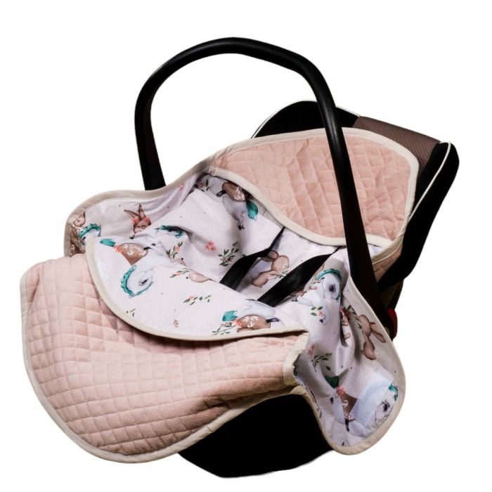 Autokrēsliņa guļammaiss  "In love with unicorns"