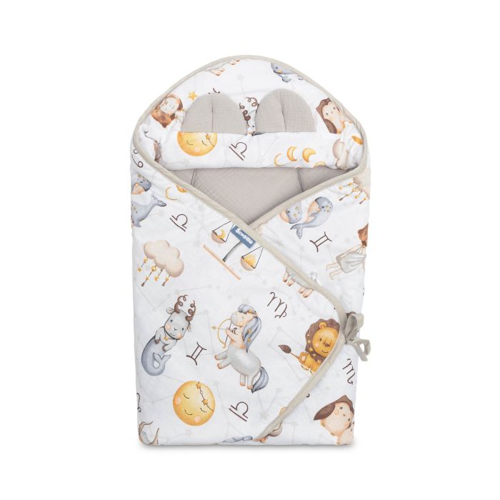 Autosēdeklīša muslīna guļammaiss "Zodiac" 90x90 cm 