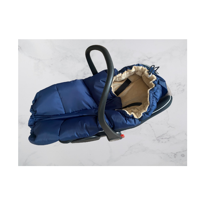 Guļammaiss bērnu ratiem  "Combi wool" Navy