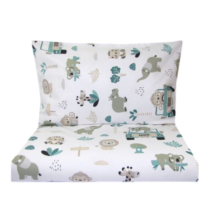 Gultas veļa bērniem 135x100 "Safari time"  