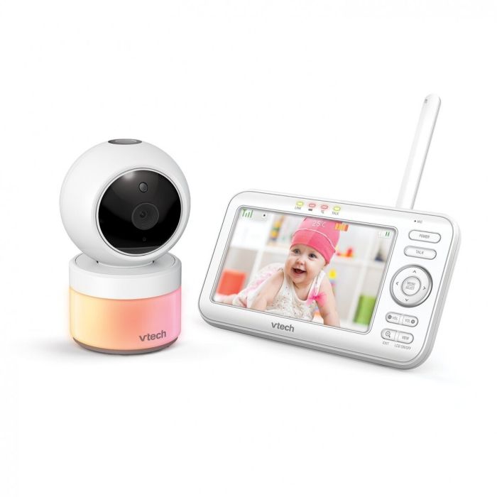 Vtech Bērnu uzraudzības ierīces  LCD ekrāns 5" kamera griežas/panor/tuvina VM5463