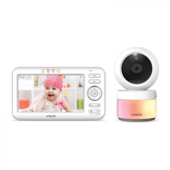 Vtech Bērnu uzraudzības ierīces  LCD ekrāns 5" kamera griežas/panor/tuvina VM5463