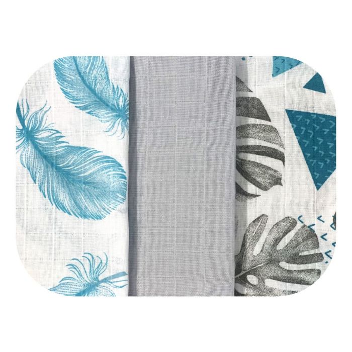 Muslīna autiņi komplekts "Nr5" 3 gab.