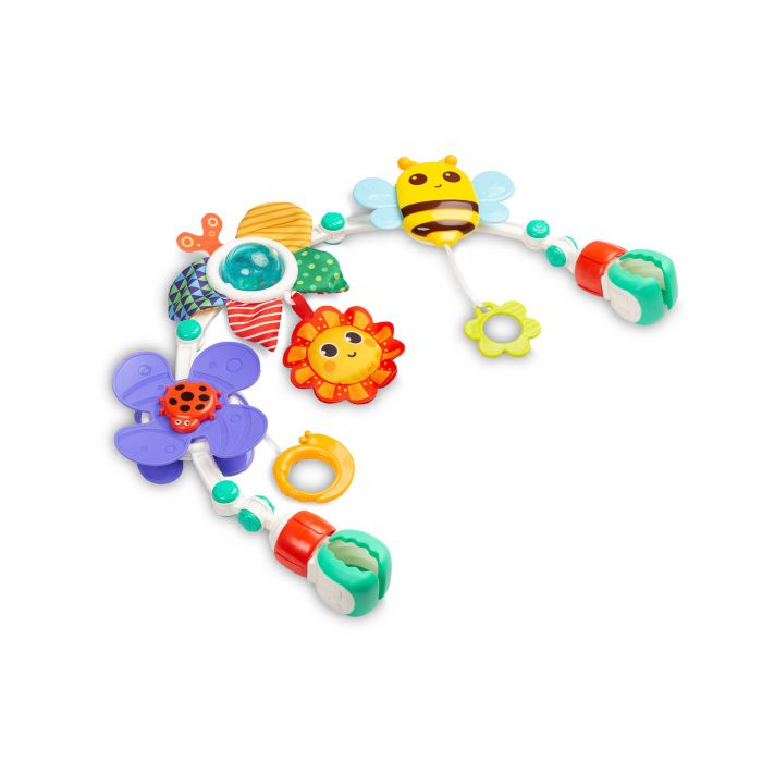 Rotaļlietu loks ratiņiem/krēsiņam "FLOWERS"